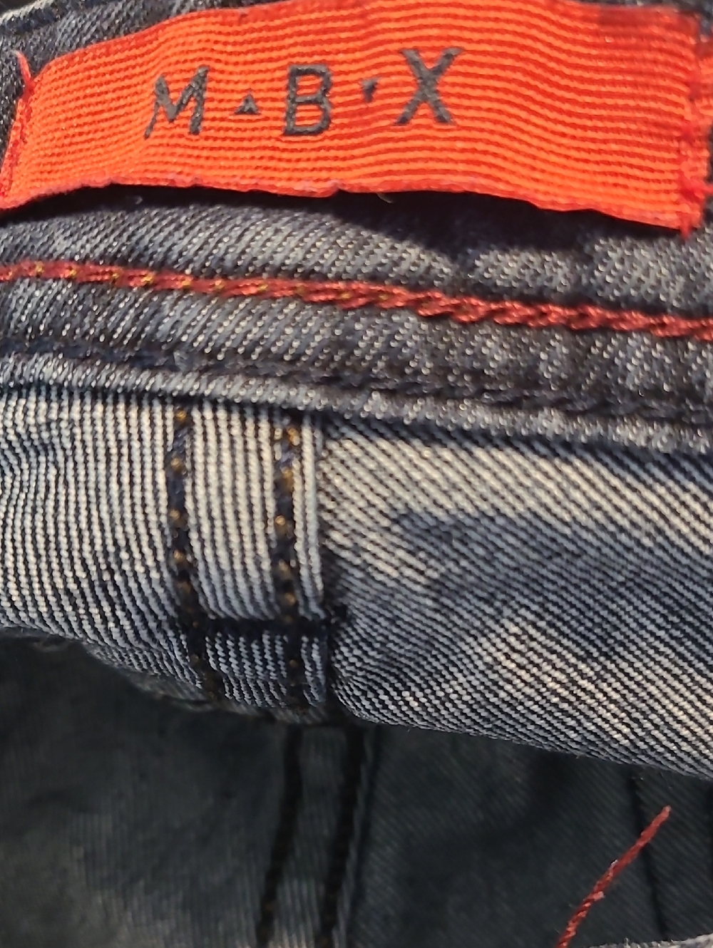 M•B•X Men’s Slim Jeans - Dark Blue - Picture 5 of 6